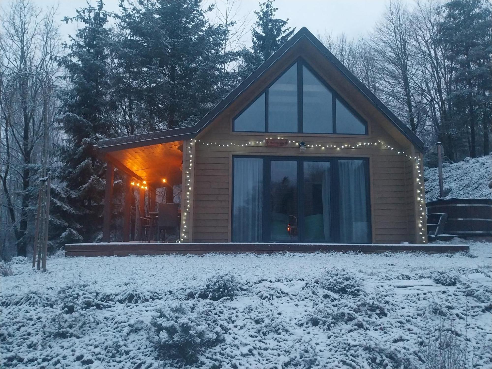 Ostrzycki Las Domki Nad Jeziorem -Balia-Sauna-Prywatny Pomost Pierszczewo Dış mekan fotoğraf